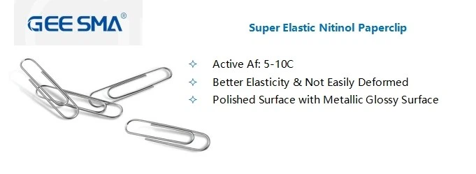 nitinol paperclips